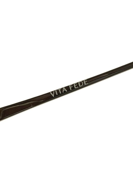 Vita Fede Bordeaux Sunglasses in Cream/Silver